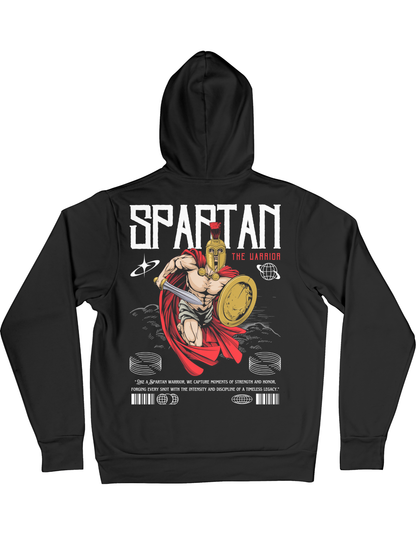 🏛️ Spartan Warrior – Savaşçı Ruhlu Kapşonlu Sweatshirt ⚔️🔥